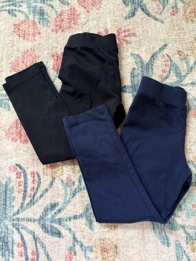 Primary Kids Pull-On Leggings Set - Black & Navy NEVER WORN